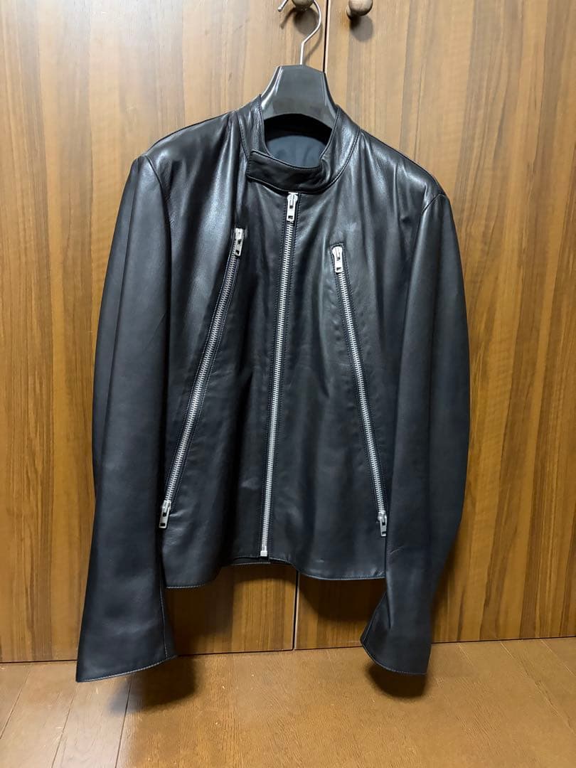 や*ん様 maison margiera ハの字ライダース44ブラック新品未使用