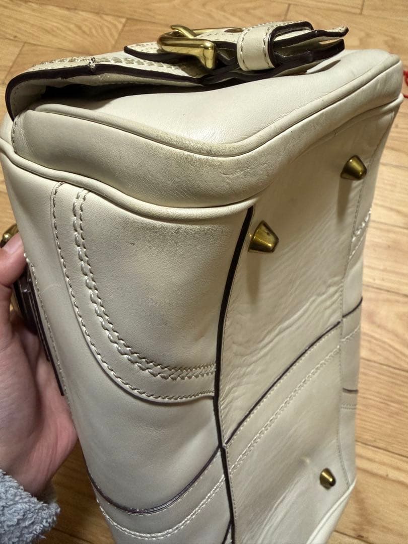 COACH コーチ シグネチャー10048 ミアサッチェル プレーデットレーザー