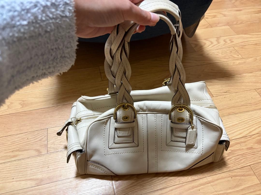COACH コーチ シグネチャー10048 ミアサッチェル プレーデットレーザー