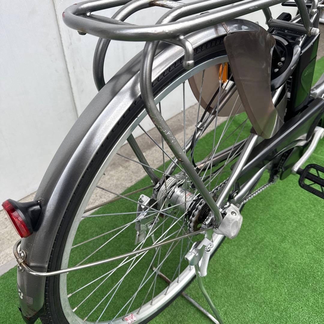 ブリヂストン電動アシスト自転車26インチ グレー