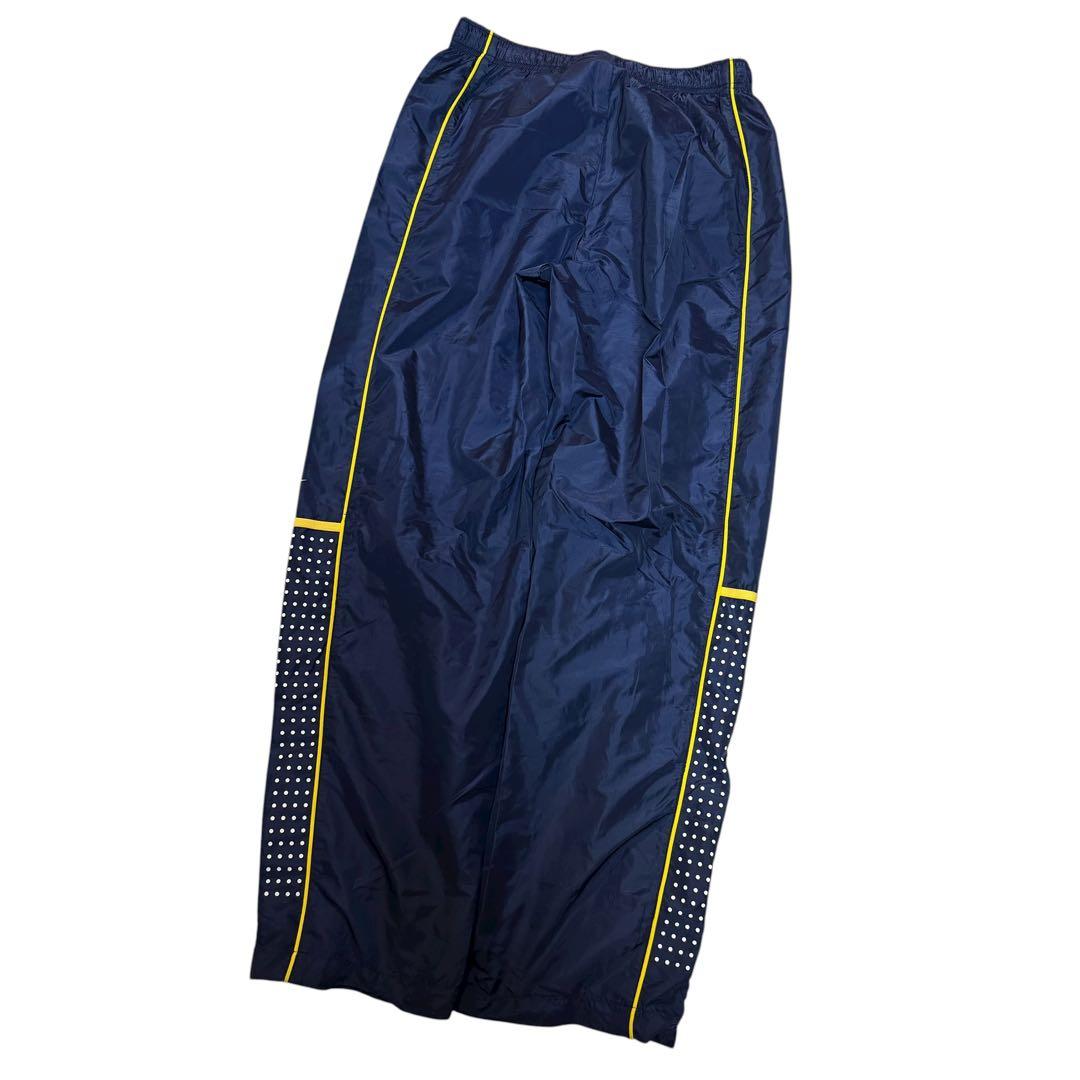 【NIKE】ナイロン ピステ セットアップ 上下 ネイビー ドット メンズM/S