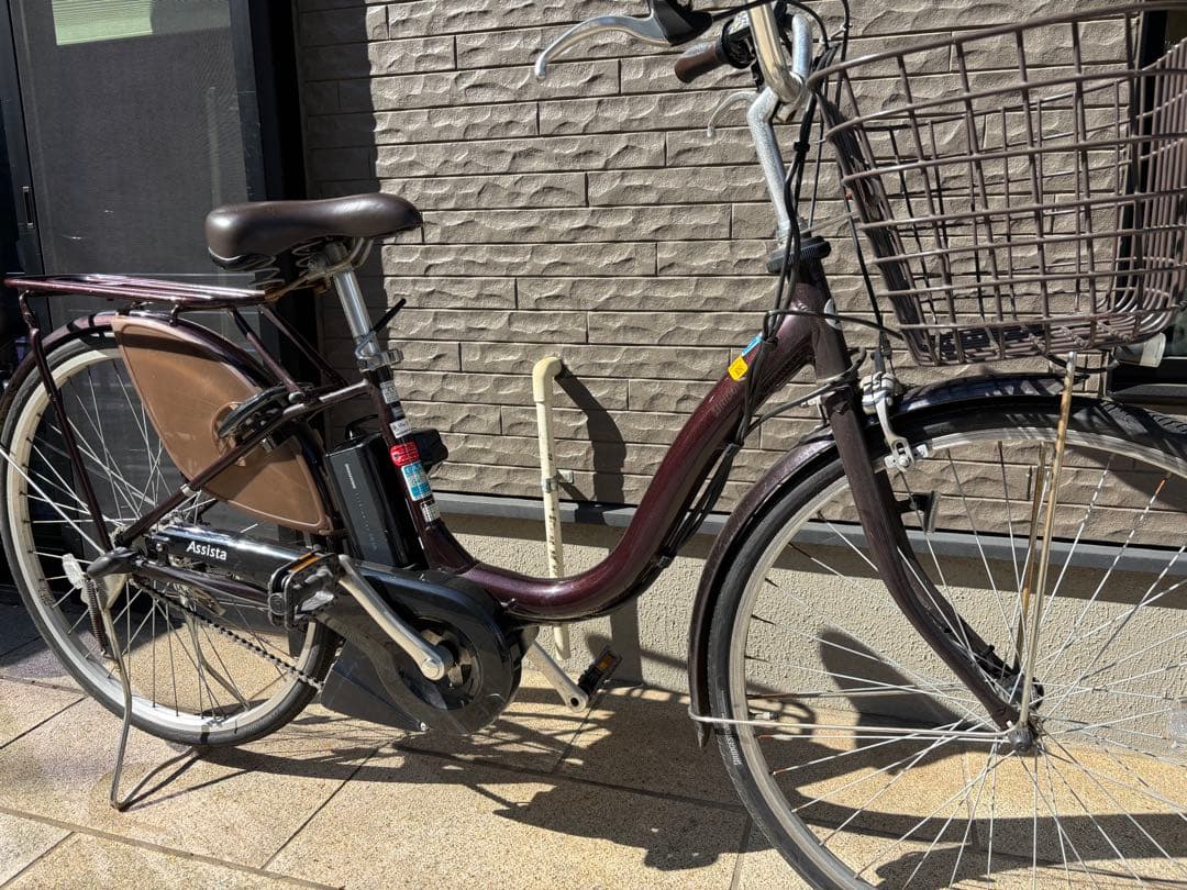 電動アシスト自転車 ブリヂストン　アシスタ シティタイプ ダークブラウン