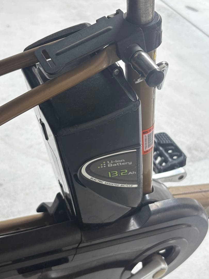 Panasonic 電動アシスト自転車 チャイルドシート付き ゴールド