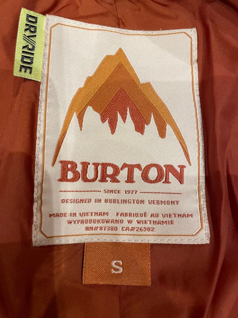 お値下げしました！美品　BURTON スノーボードパンツ　レディース　サイズS
