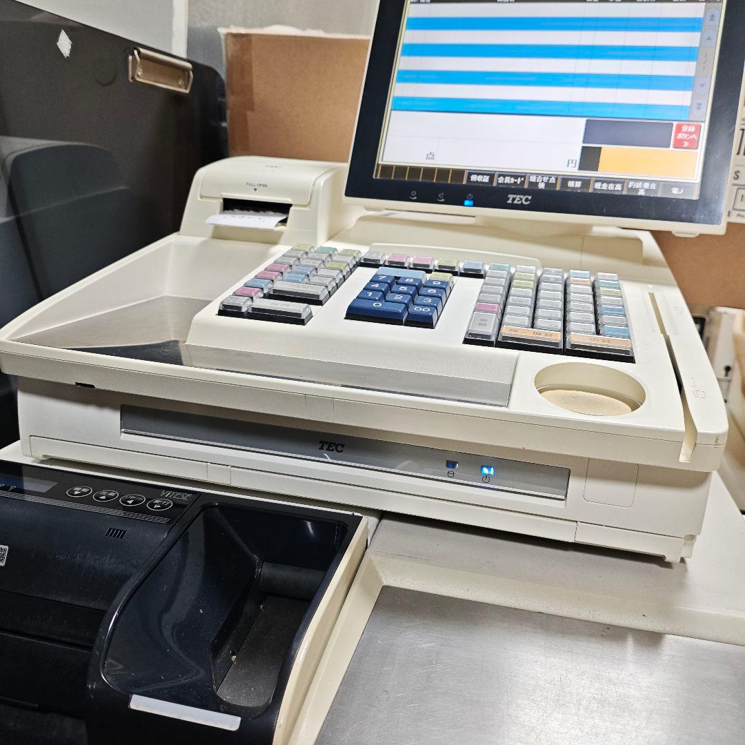 【ルミ】東芝TEC テック POSレジ M-8750 (MM) マスター機