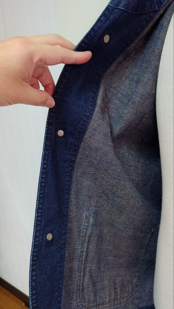 RRL ショールカラーデニムジャケット size2 xs相当 ネイビー