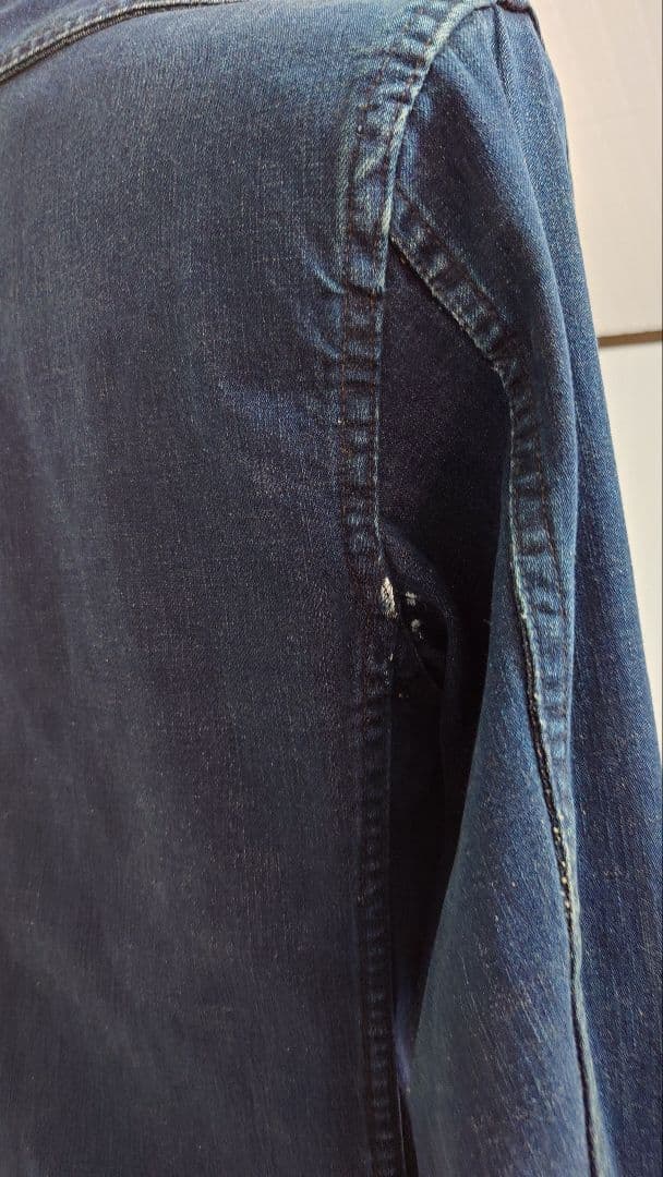 RRL ショールカラーデニムジャケット size2 xs相当 ネイビー