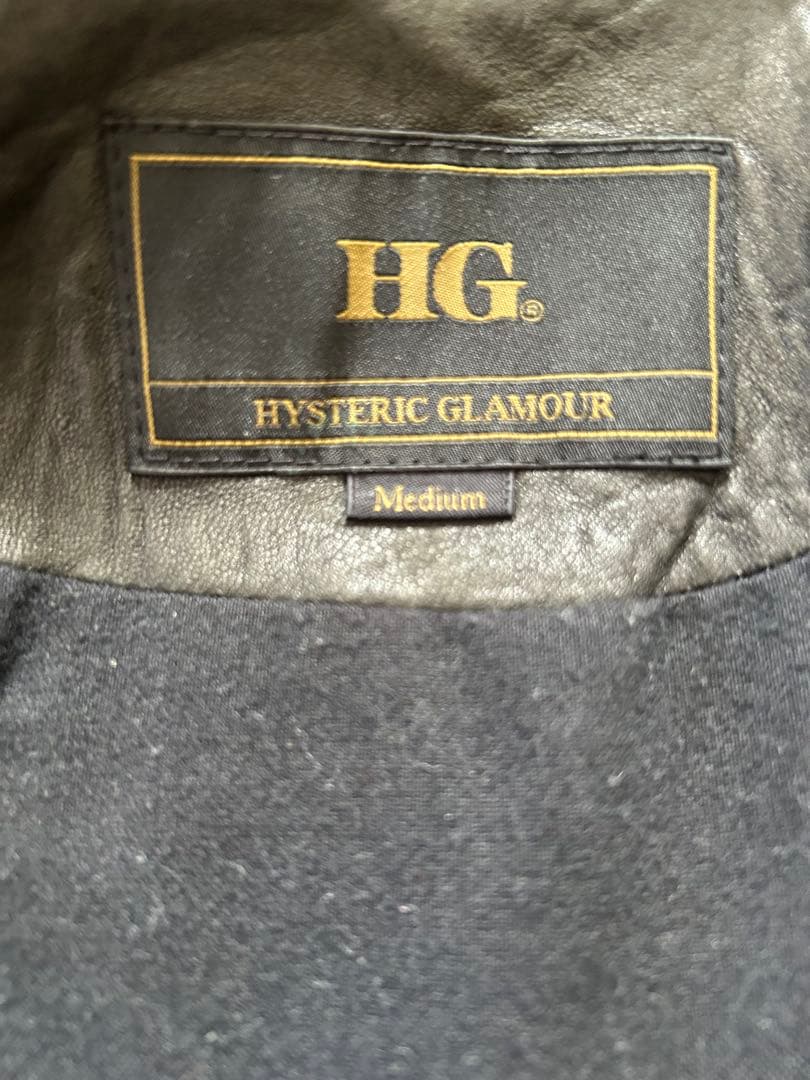 ジャケット・アウター HYSTERIC GLAMOUR leather jacket black