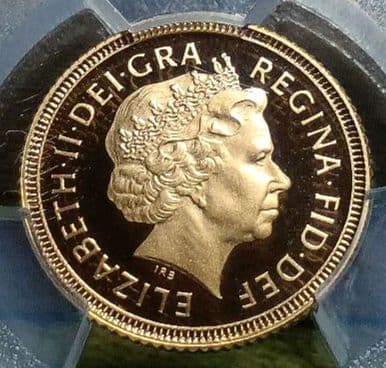 PCGS イギリス　2002 PR70 DCAM 1/2ソブリン　ジュビリー