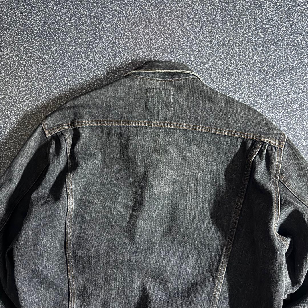 ジャケット・アウター 90s wrangler black denim trucker jacket