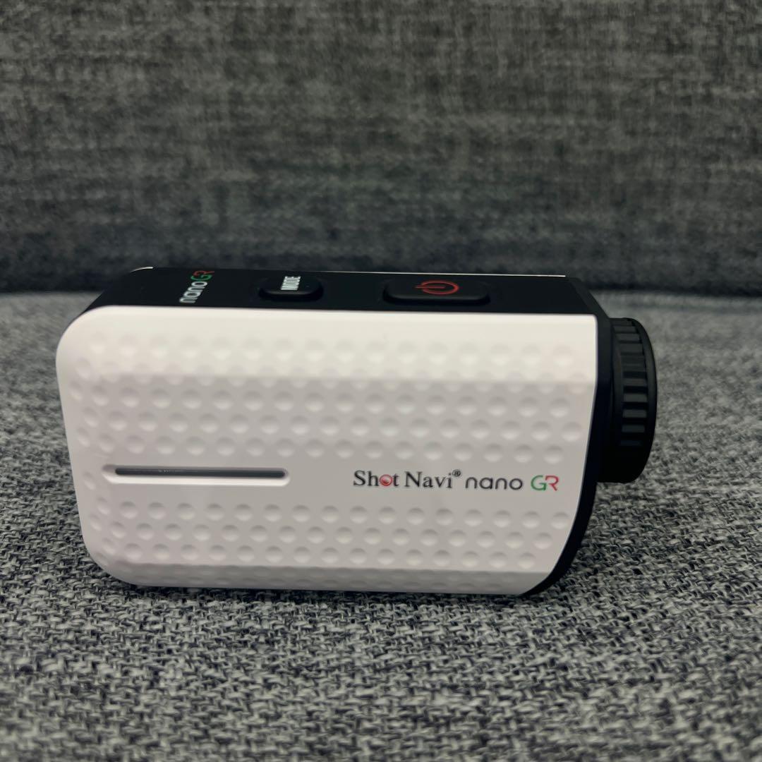 Shot Navi nano GR ゴルフ用距離計 ホワイト2025年モデル