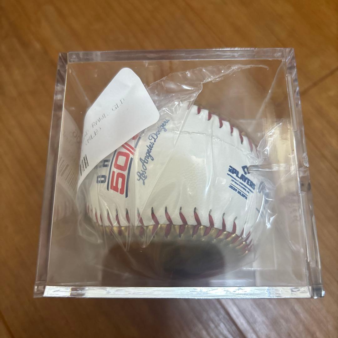 大谷翔平 50/50 記念ボール 背番号17 ケース付き