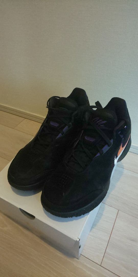 Nike NEXXT バスケットボールシューズ 黒/オレンジ