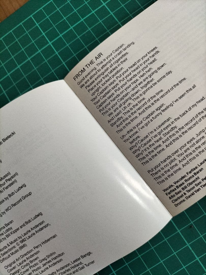 ローリー・アンダーソン/ビッグ•サイエンス　SHM-CD セル　国内盤　帯有り
