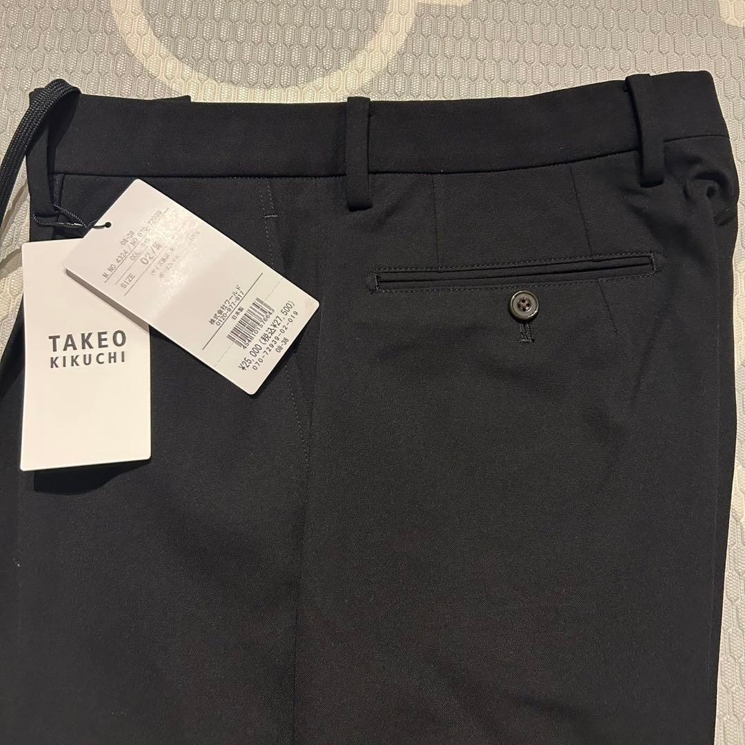 新品未使用❣️TAKEO KIKUCHI ブラック スラックス Mサイズ