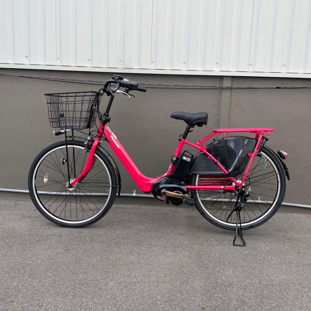 パナソニック電動アシスト自転車26インチ 16Ah レッド【引き取り限定】