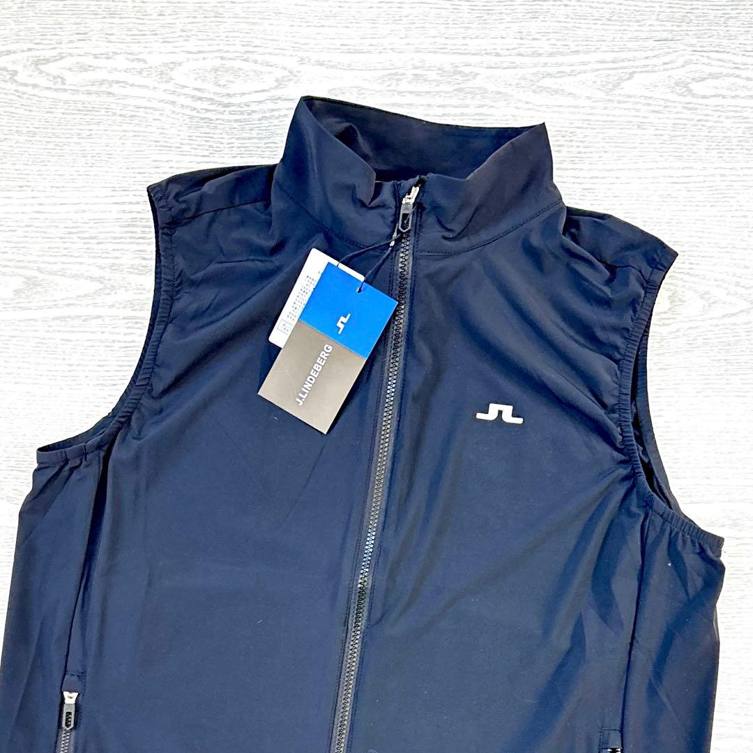 新品　J.LINDEBERG　ジェイリンドバーグ　フルジップ ウインドベスト