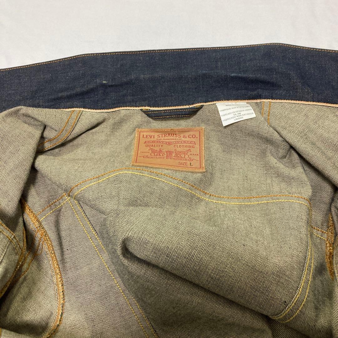 【USA製】Levi's リーバイス デニムジャケット Gジャン 濃紺 XL相当