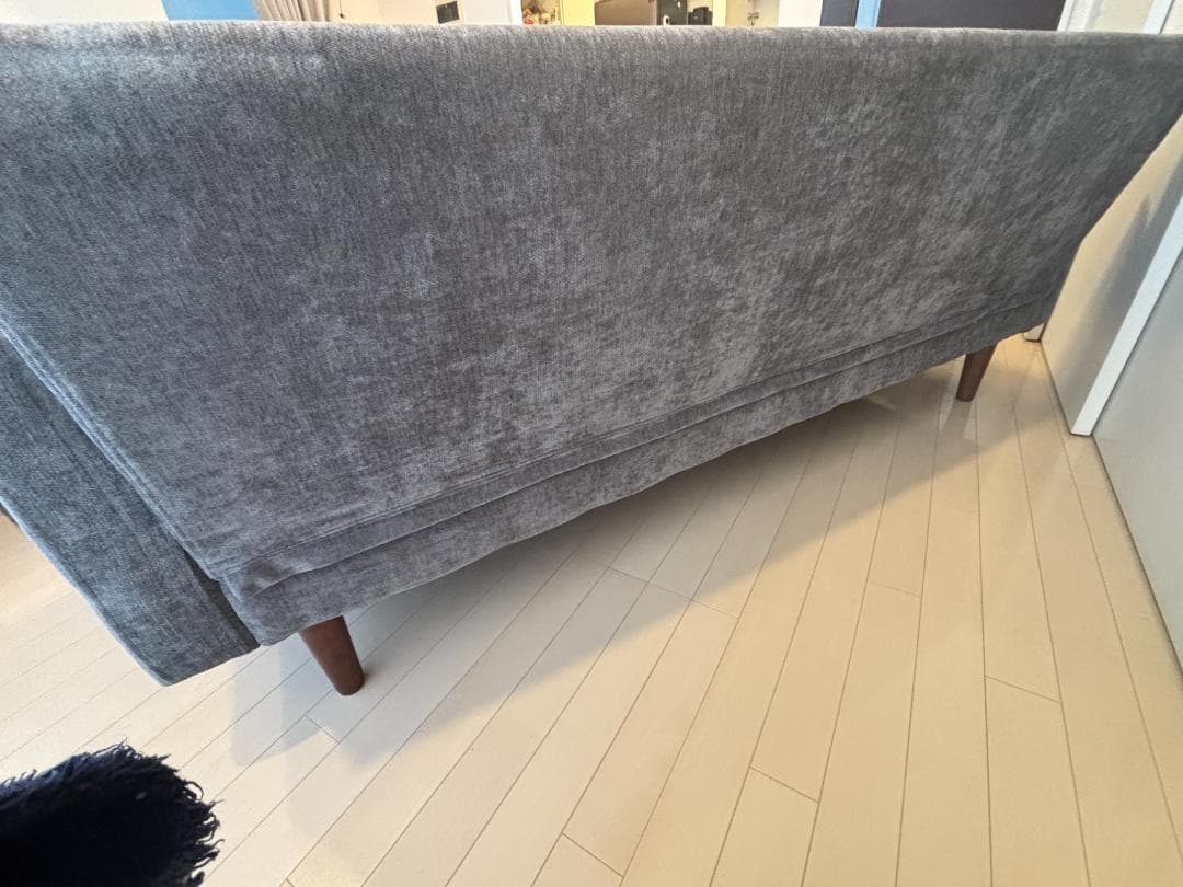【美品】NOCE 3人掛けソファ グレー（幅180cm）