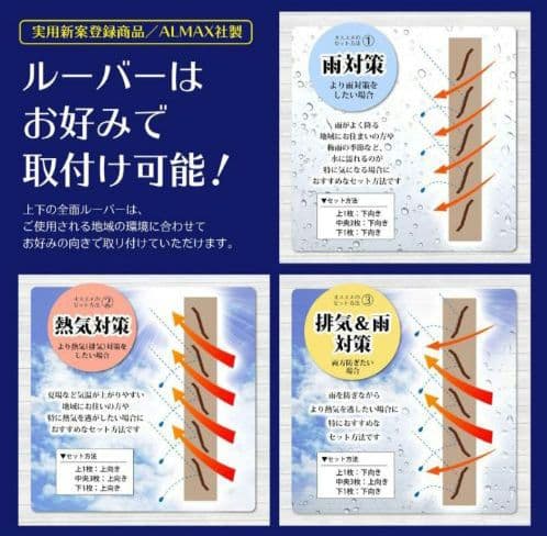 激安SHOP♡さま専用　【送料込】白　木目調 アルミ 室外機カバー エアコン