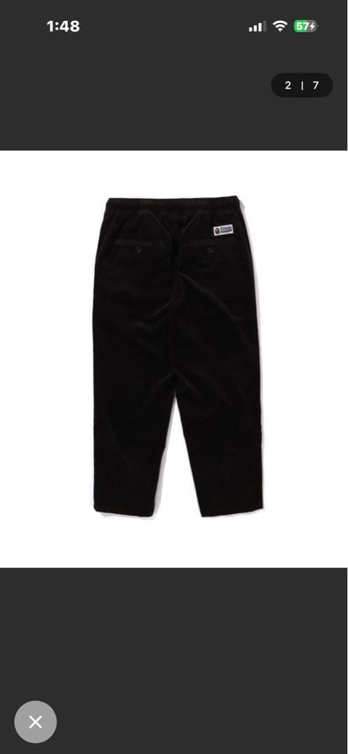 A BATHING APE コーデュロイパンツ