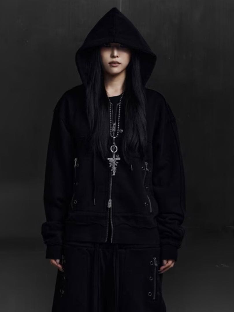 【Rosen Kreuz】EYELETEDGE Set-Up HOODIE