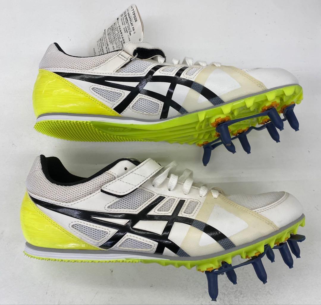 asics 陸上スパイク　ヒートフラットFR7ホワイト/ブラック　27.5cm