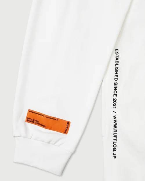 メンズウェア RUFFLOG BACK LOGO L/S MOCKNECK