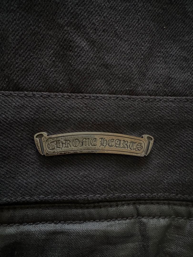 CHROME HEARTS ワックスドコットンアーム切替Gジャンデニムジャケット