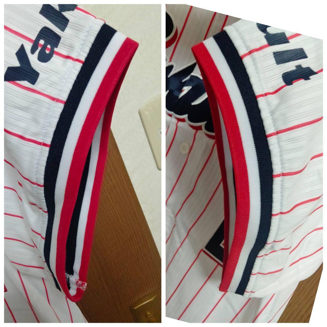 マジェスティック ヤクルト 大引啓次 刺繍ビジターユニフォーム XL 紙タグ付き