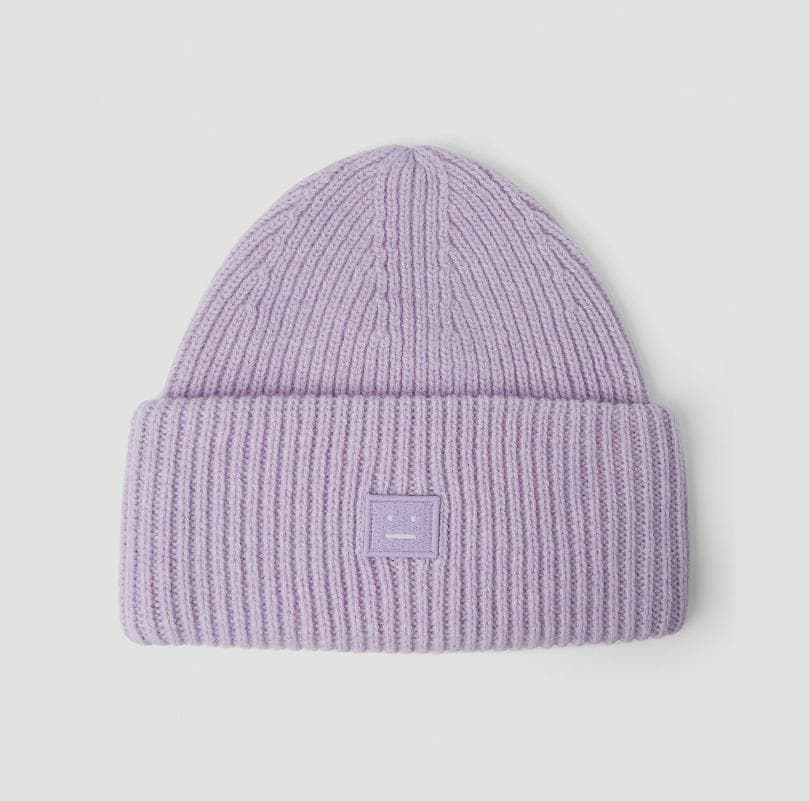 Acne Studios　スモールFaceロゴ　ビーニー