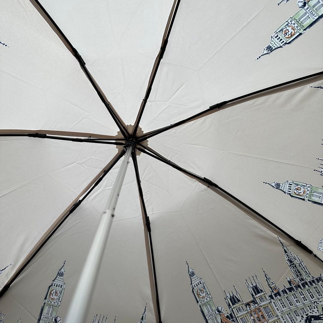 【未使用•タグ付き】アクアスキュータム　ロンドン風景 折りたたみ傘　雨傘　傘