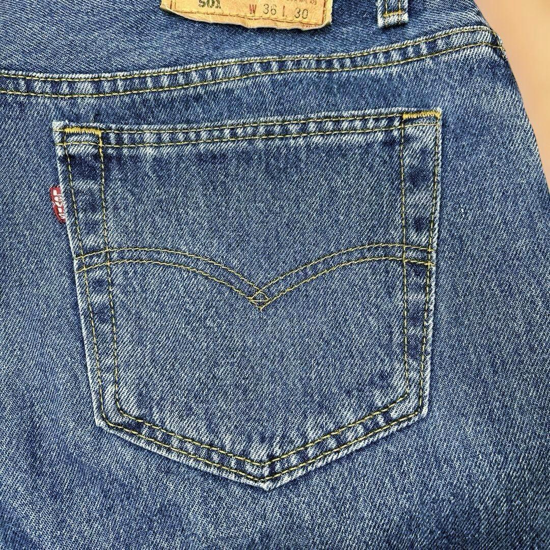 【90s USA Levi's 501 W36 93米国最終モデル】522 美品