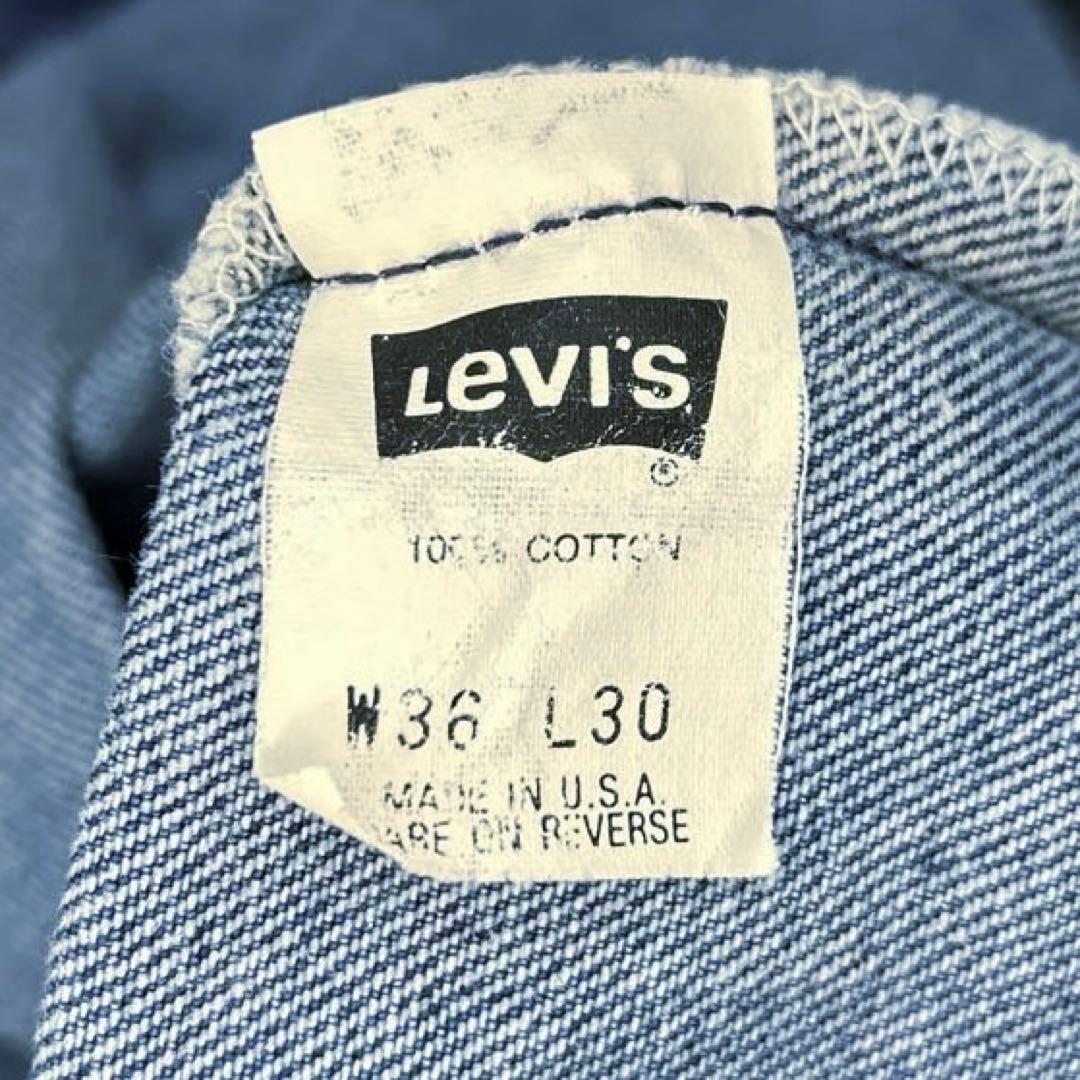 【90s USA Levi's 501 W36 93米国最終モデル】522 美品