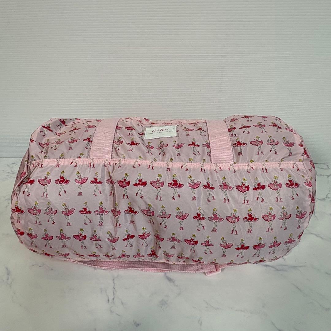 新品 キャスキッドソン バレリーナ柄 2way ボストンバッグ 折りたたみ可