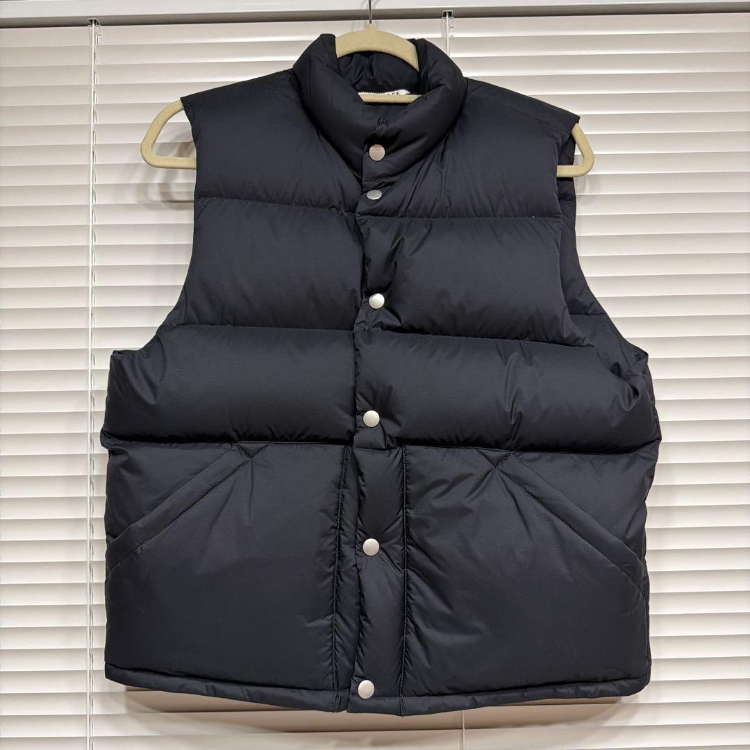 AURALEE 25AW ダウンベスト SUPER LIGHT NYLON 4黒