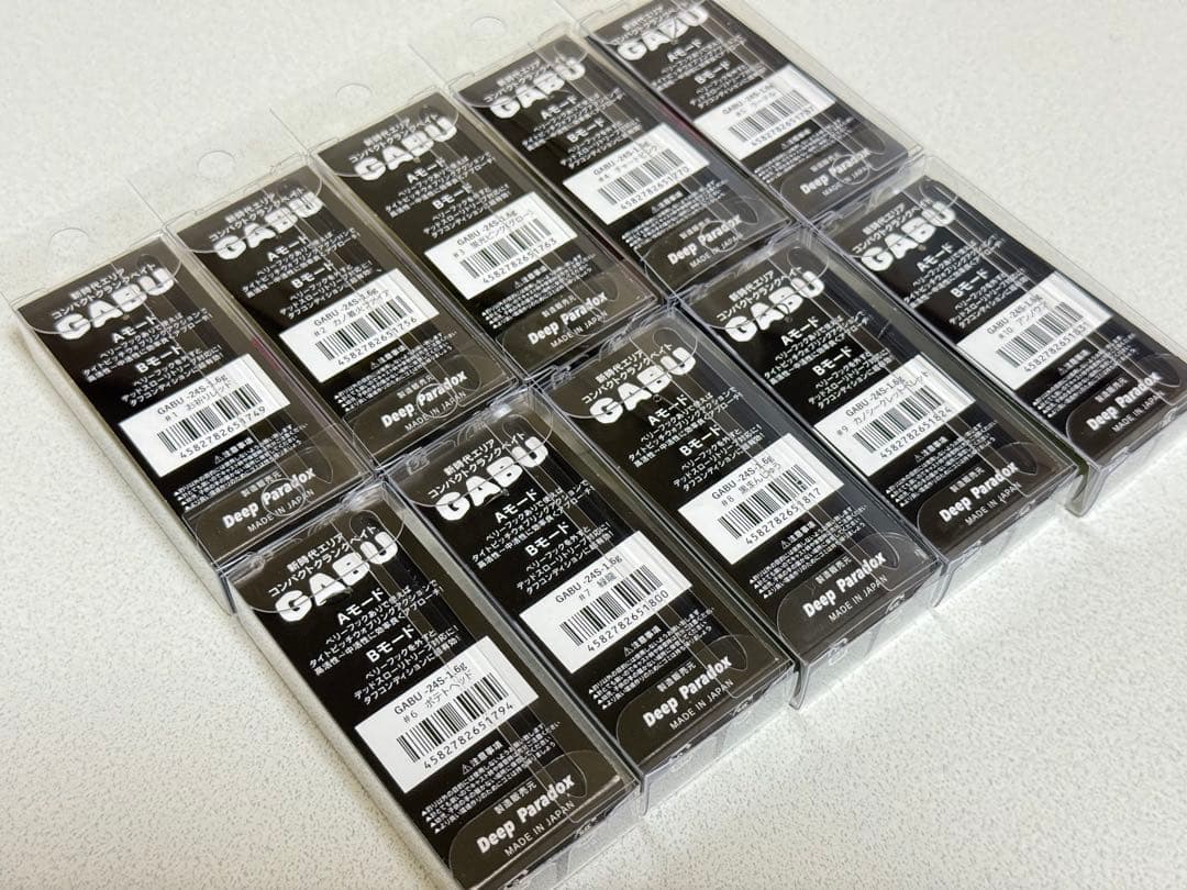 ノーセンティック ディープパラドックス ガブ GABU 24S 10色セット