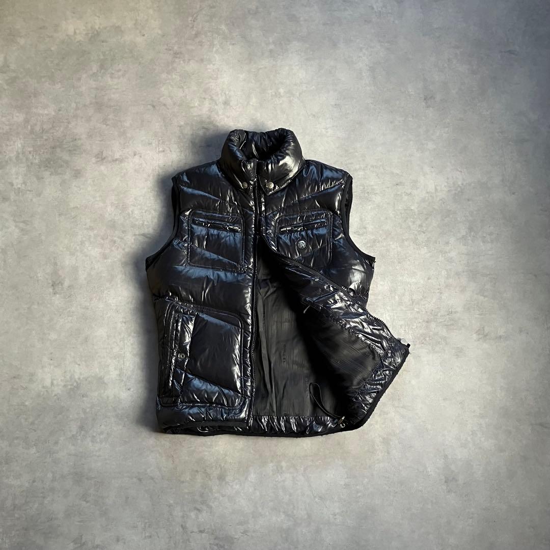 ジャケット・アウター 00s y2k archive diesel gimmick down vest