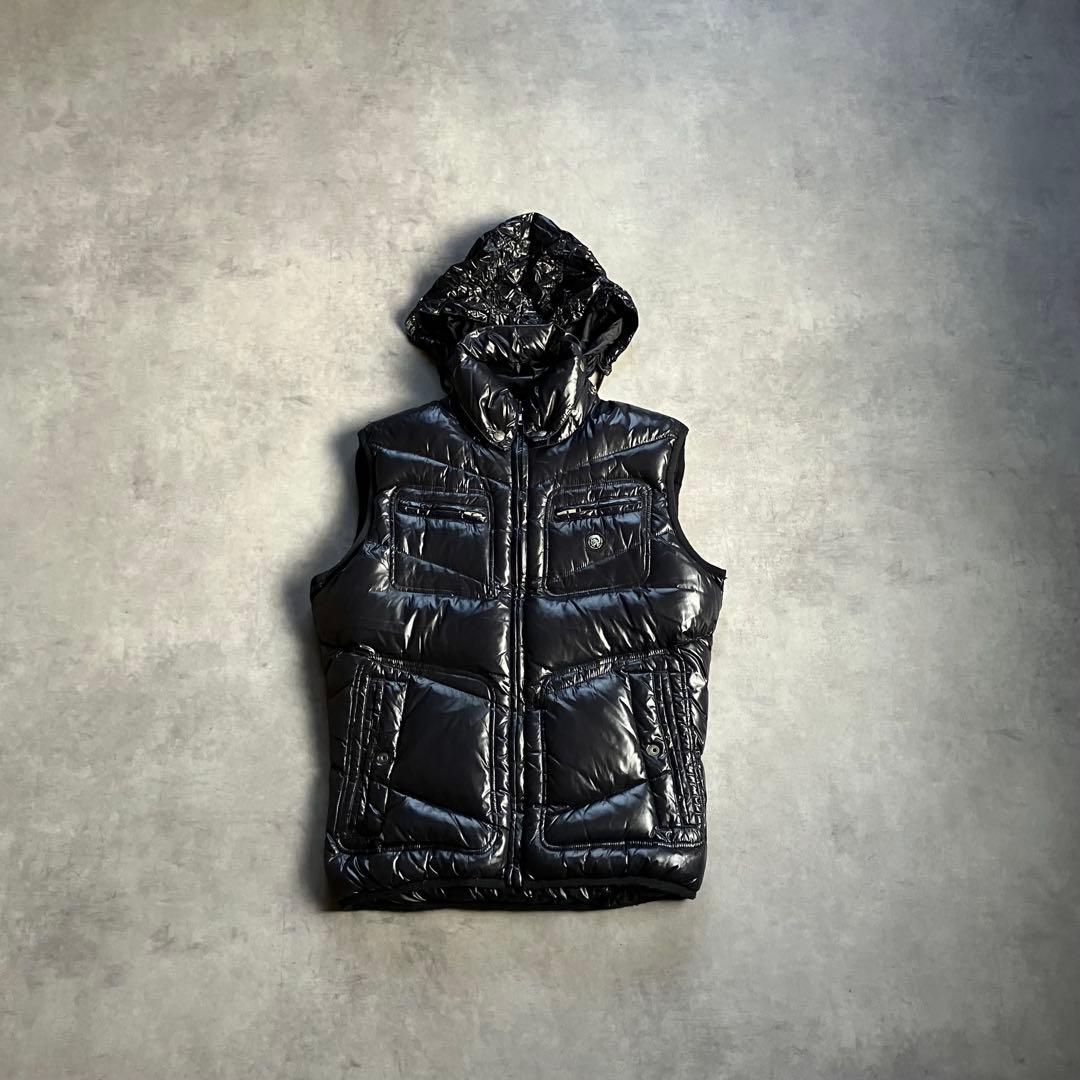 ジャケット・アウター 00s y2k archive diesel gimmick down vest