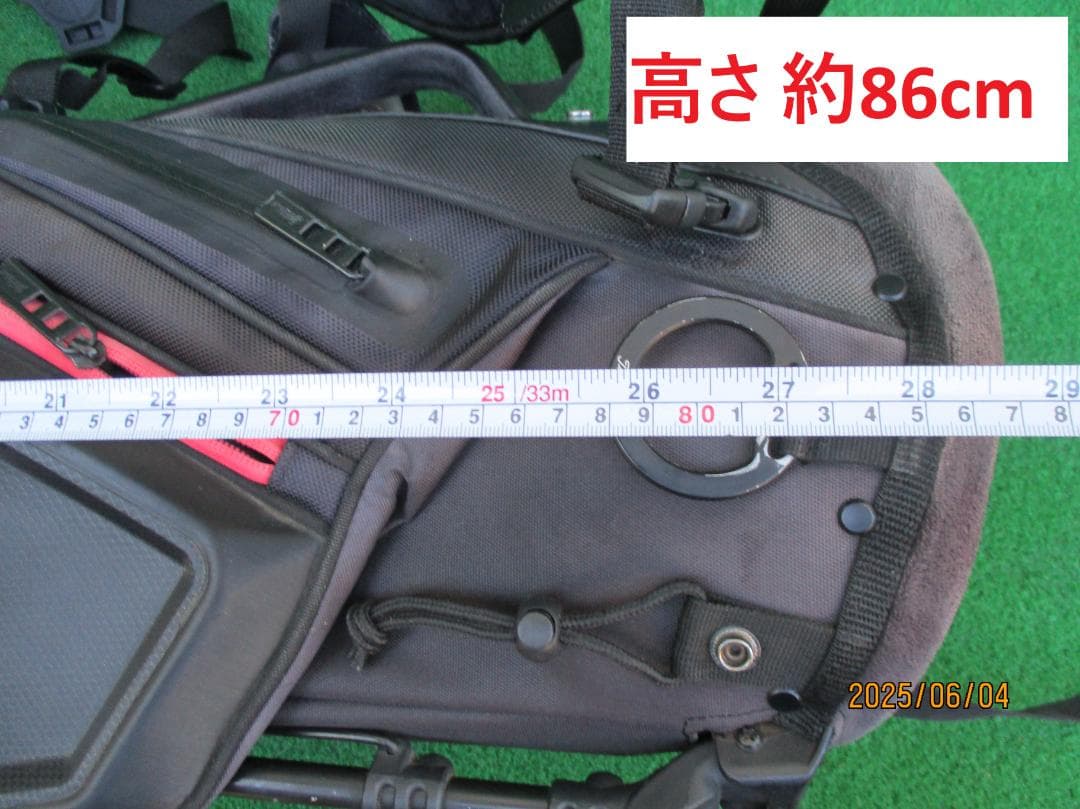 Titleist スタンド式ゴルフバッグ ブラック リュック式