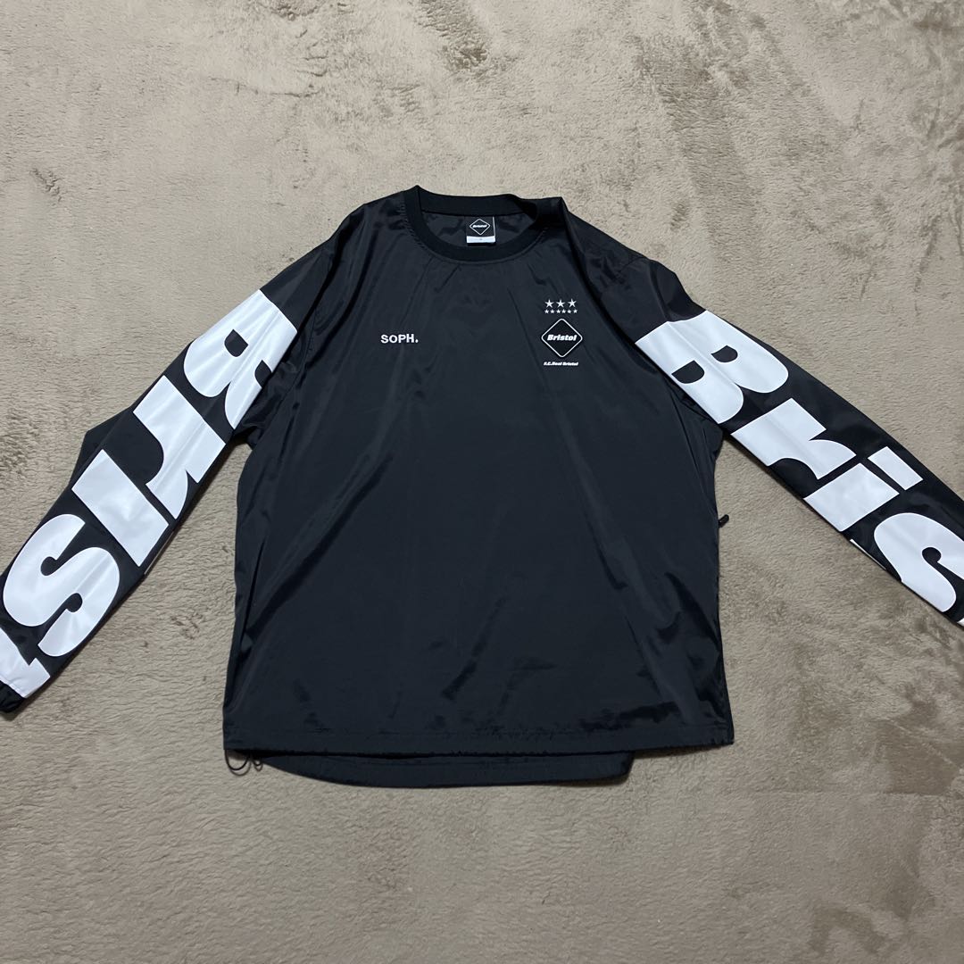 F.C..Real Bristol ナイロンジャケット ブラック 長袖ピステ・