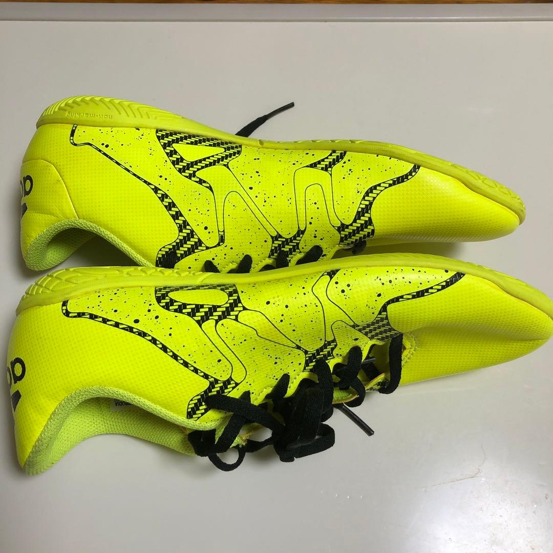 adidas X 15.4 フットサルシューズ イエロー 15.4