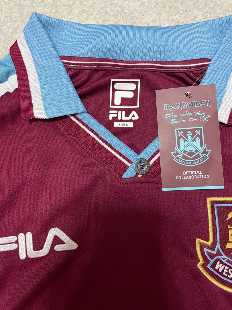 FILA West Ham United Lサイズ ポロシャツ