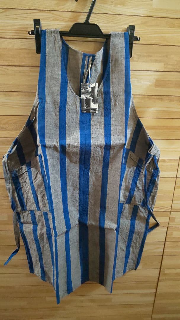 はらっぱのエプロンドレスひじり縞