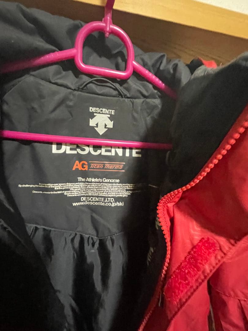 DESCENTE デサントAG Titan Thermo レッド赤スキーウェア