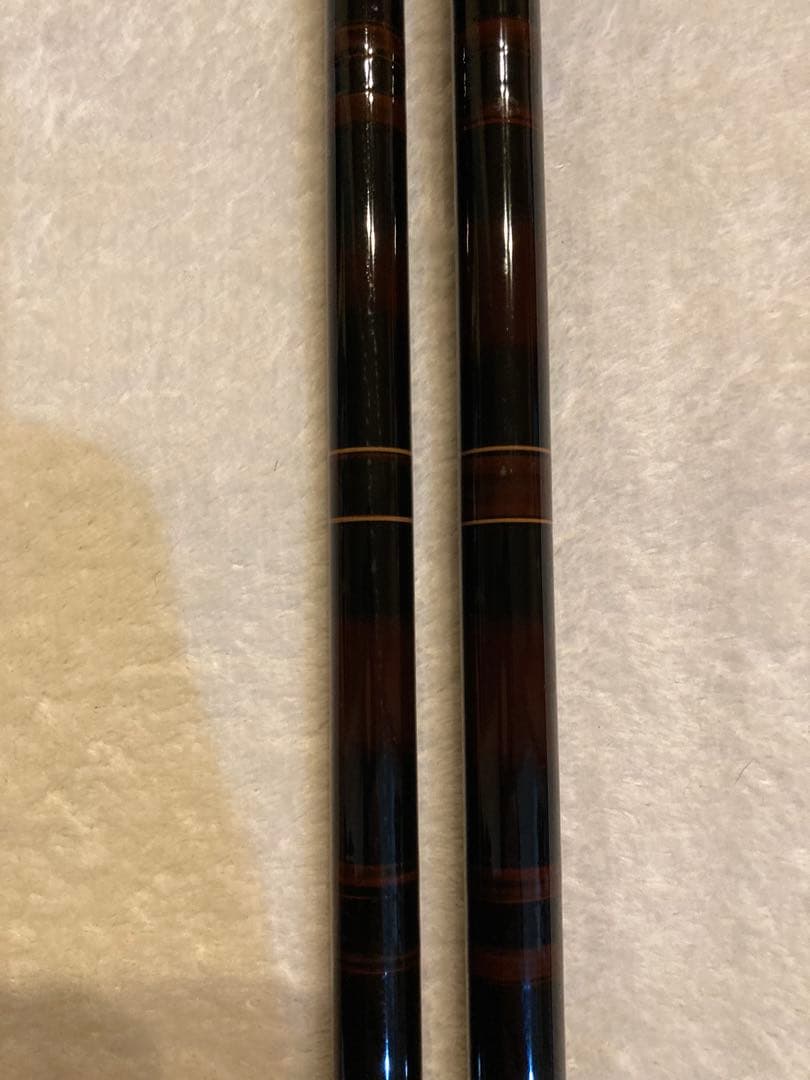 美品　Daiwa 竿掛 総塗り一本半物　ヘラブナ　袋なし