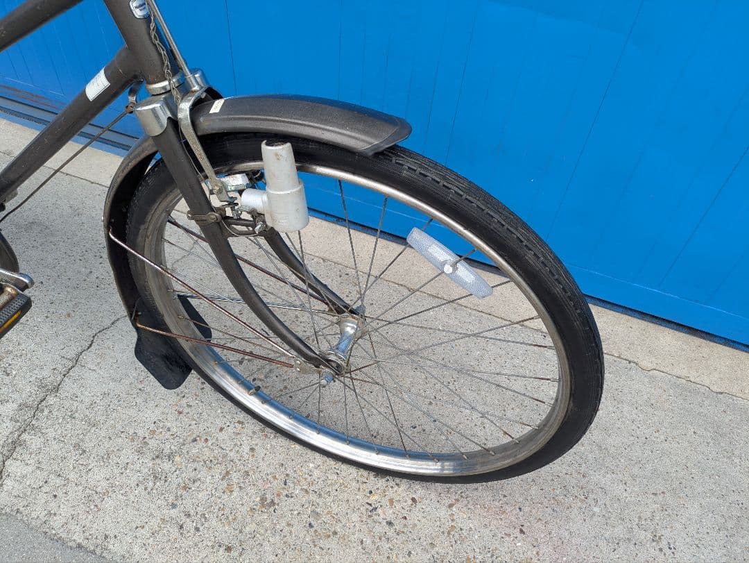 ナショナル　実用車　昭和　レトロ　自転車 ロッドブレーキ　ビンテージ