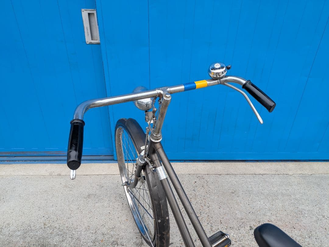 ナショナル　実用車　昭和　レトロ　自転車 ロッドブレーキ　ビンテージ