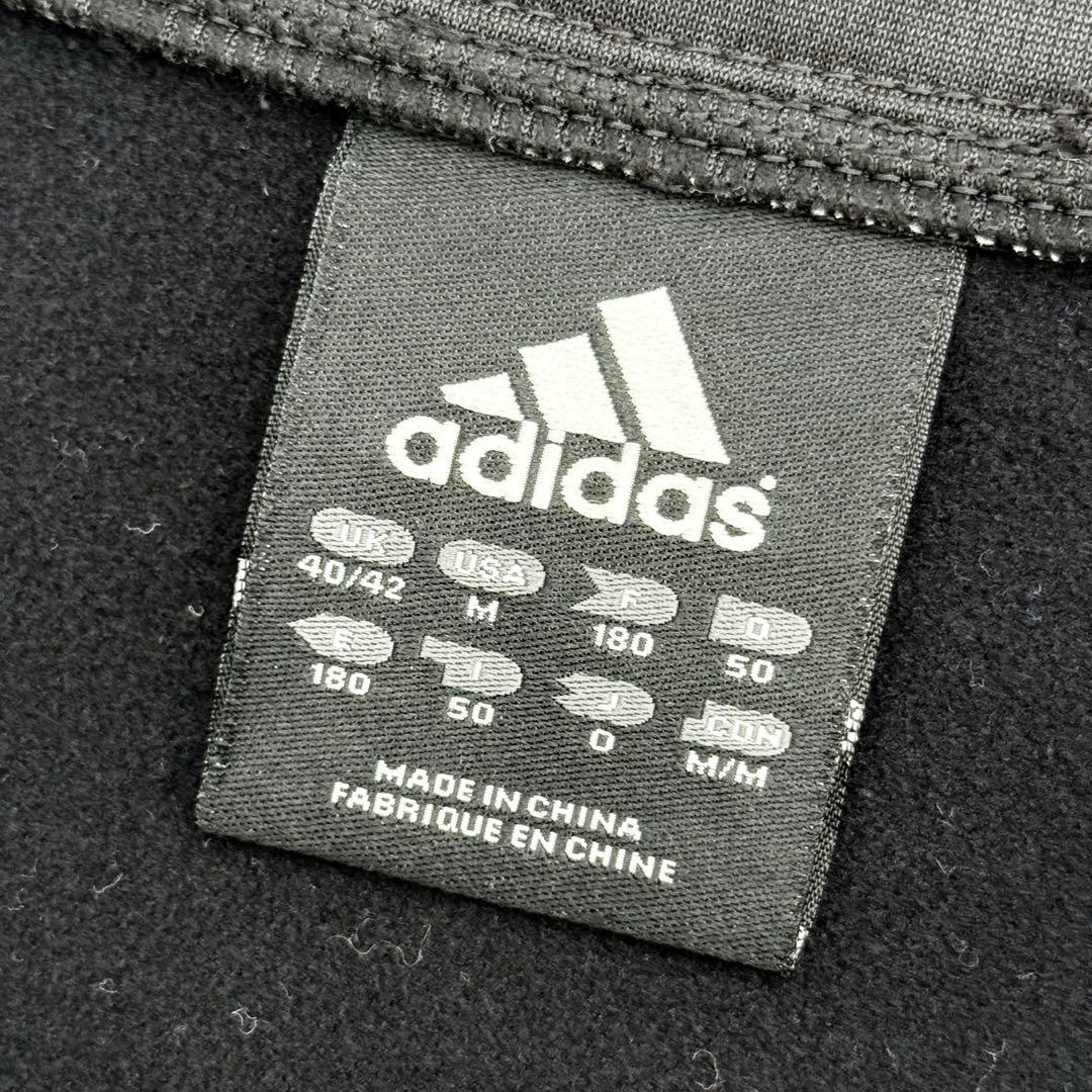 00s old adidas トラックジャケット M ブラック×ネオンカラー ②