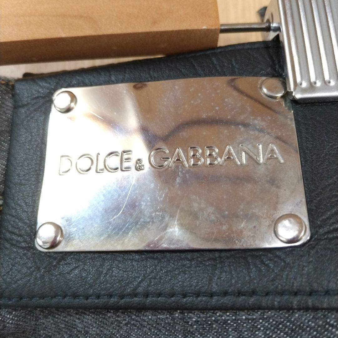 DOLCE&GABBANA ダークグレーストレートデニム F